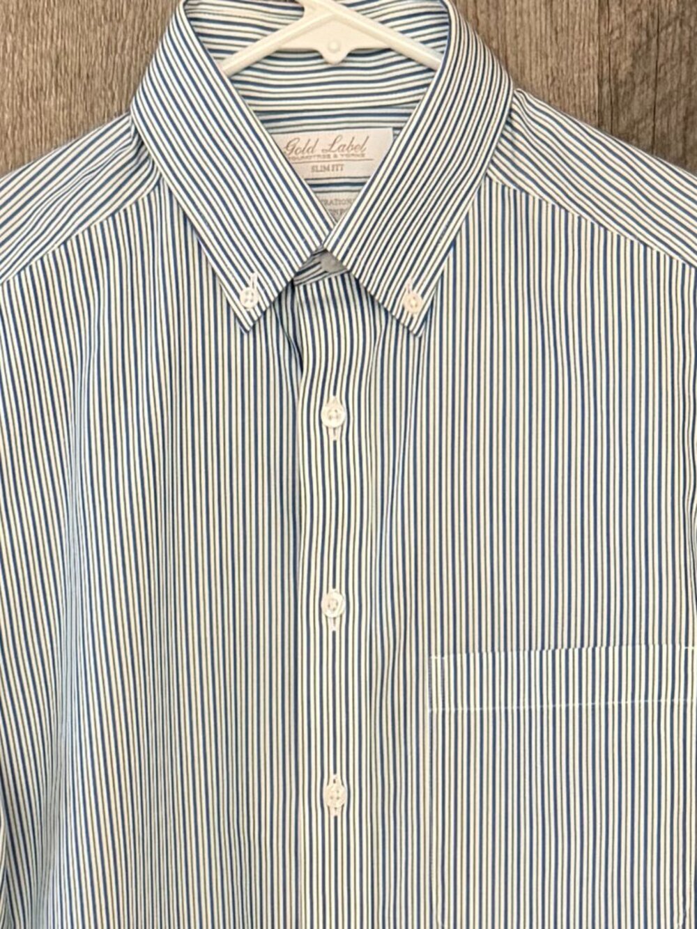 Gold Label Roundtree & Yorke Mens Shirt 14 1/2  x 33